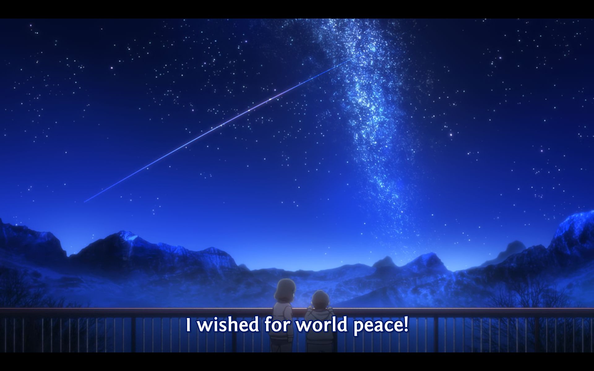 You have to watch this anime to find out whether their wish will come true or not.